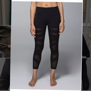 Lululemon Special Edition 7/8 tech mesh Sz 4 LUON